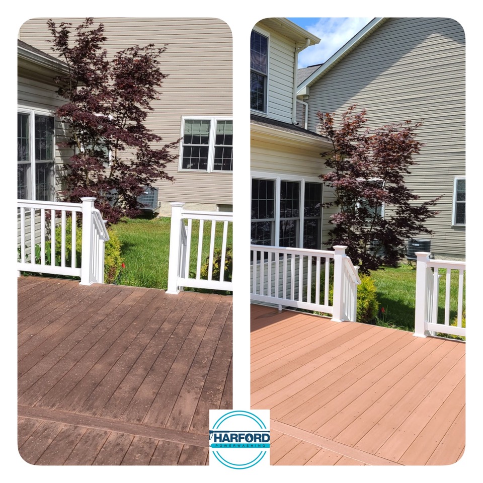 Deck Pressure Washing in Harford County