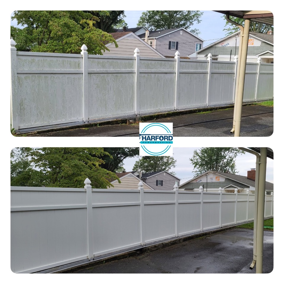 Professional Fence Washing in Harford County