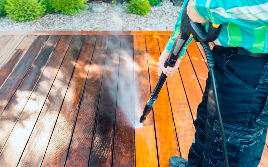 Can you pressure wash your home in April?