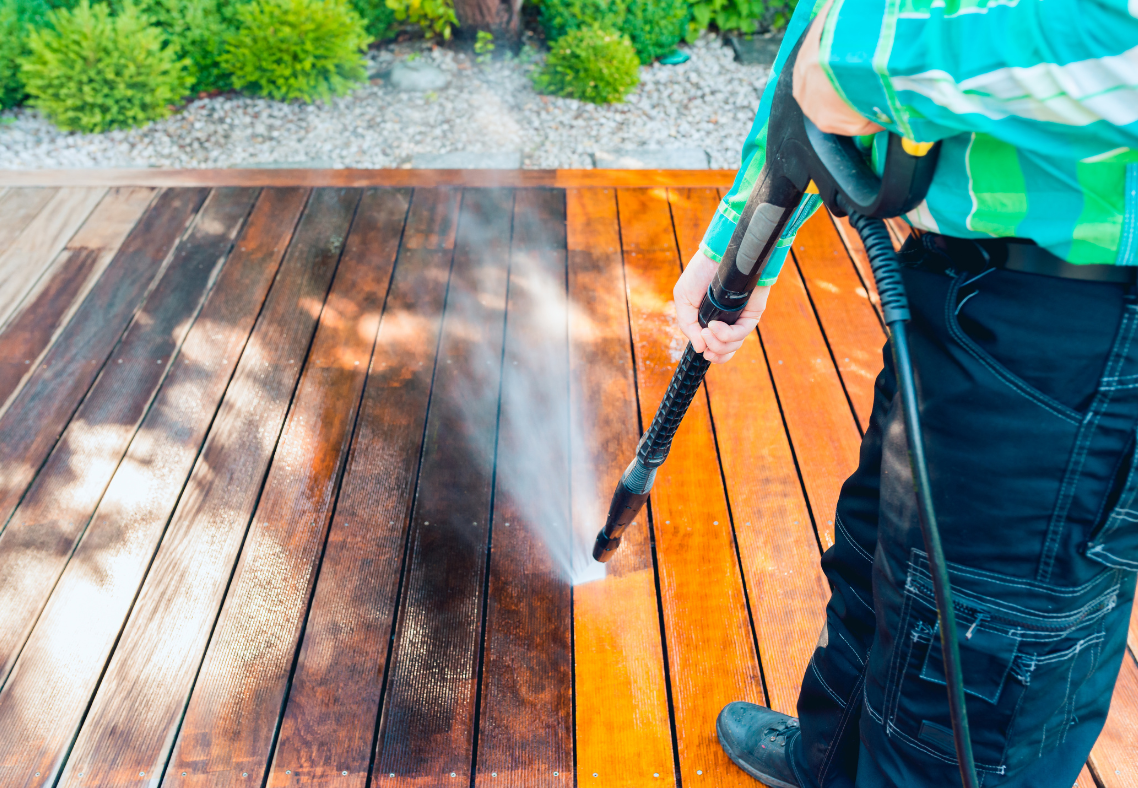 Can you pressure wash your home in April?
