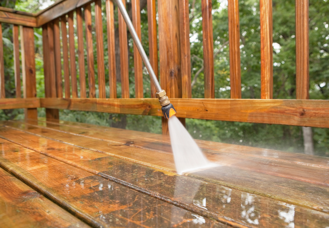 pressure washing deck How Long After Pressure Washing Can You Stain A Deck